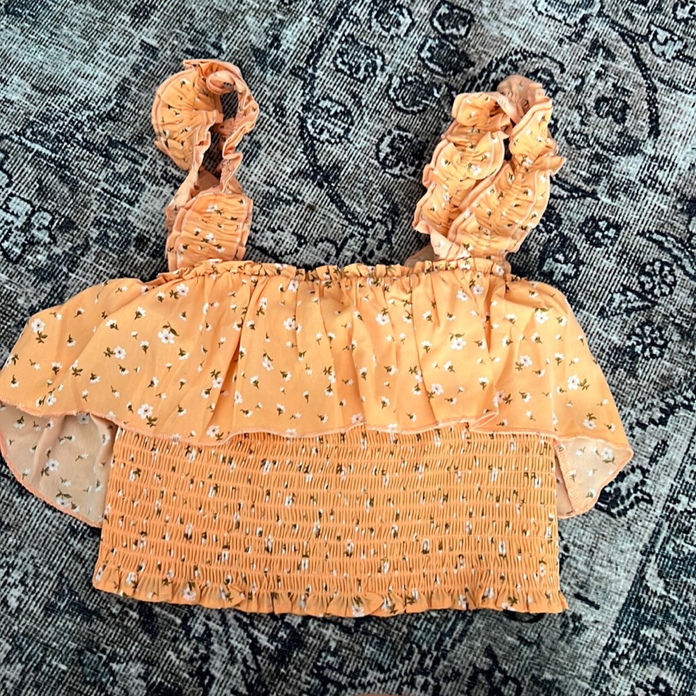 Small orange cute summer tank